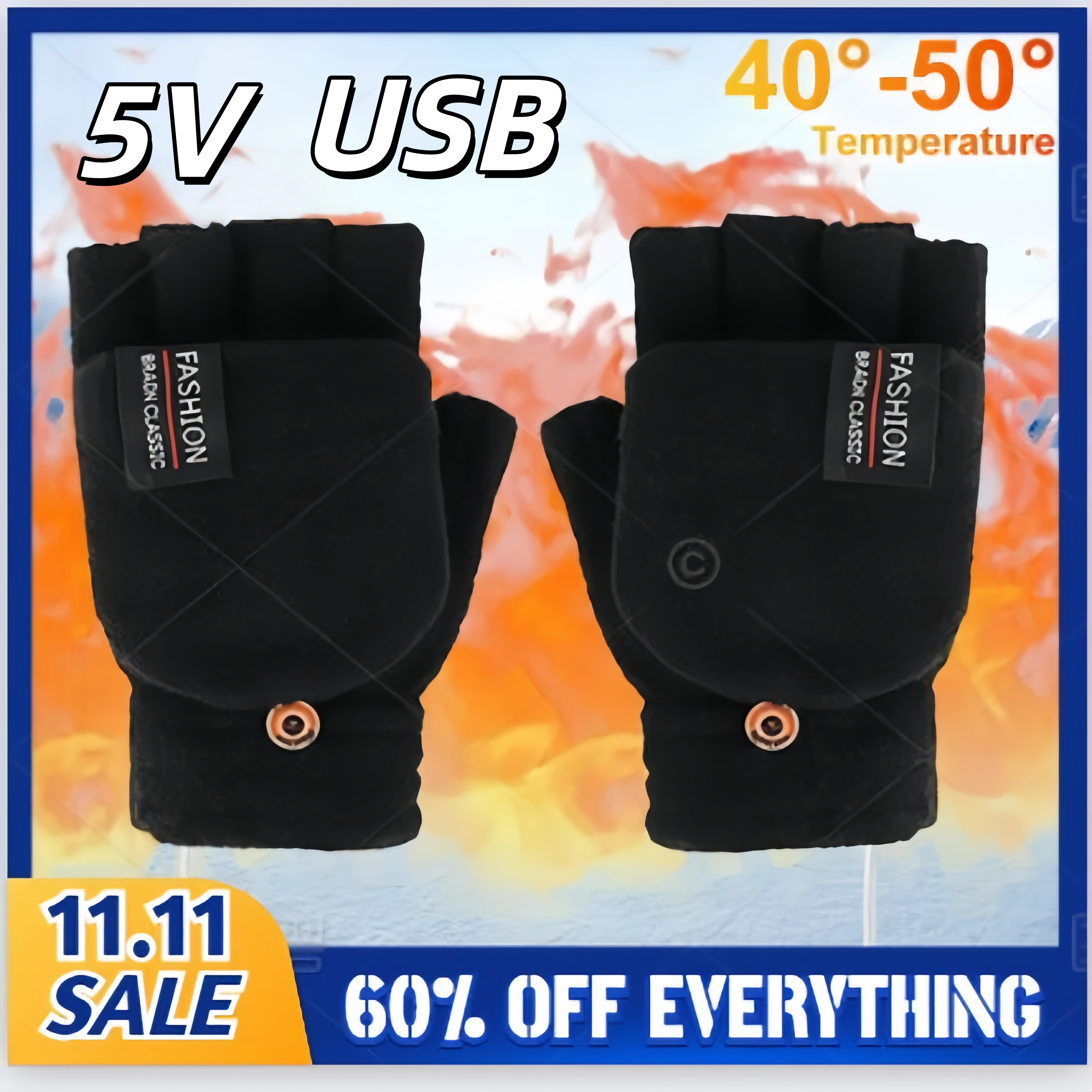 Electric USB Heating Gloves Ha - Hand Warmer Electric ulasan dan harga