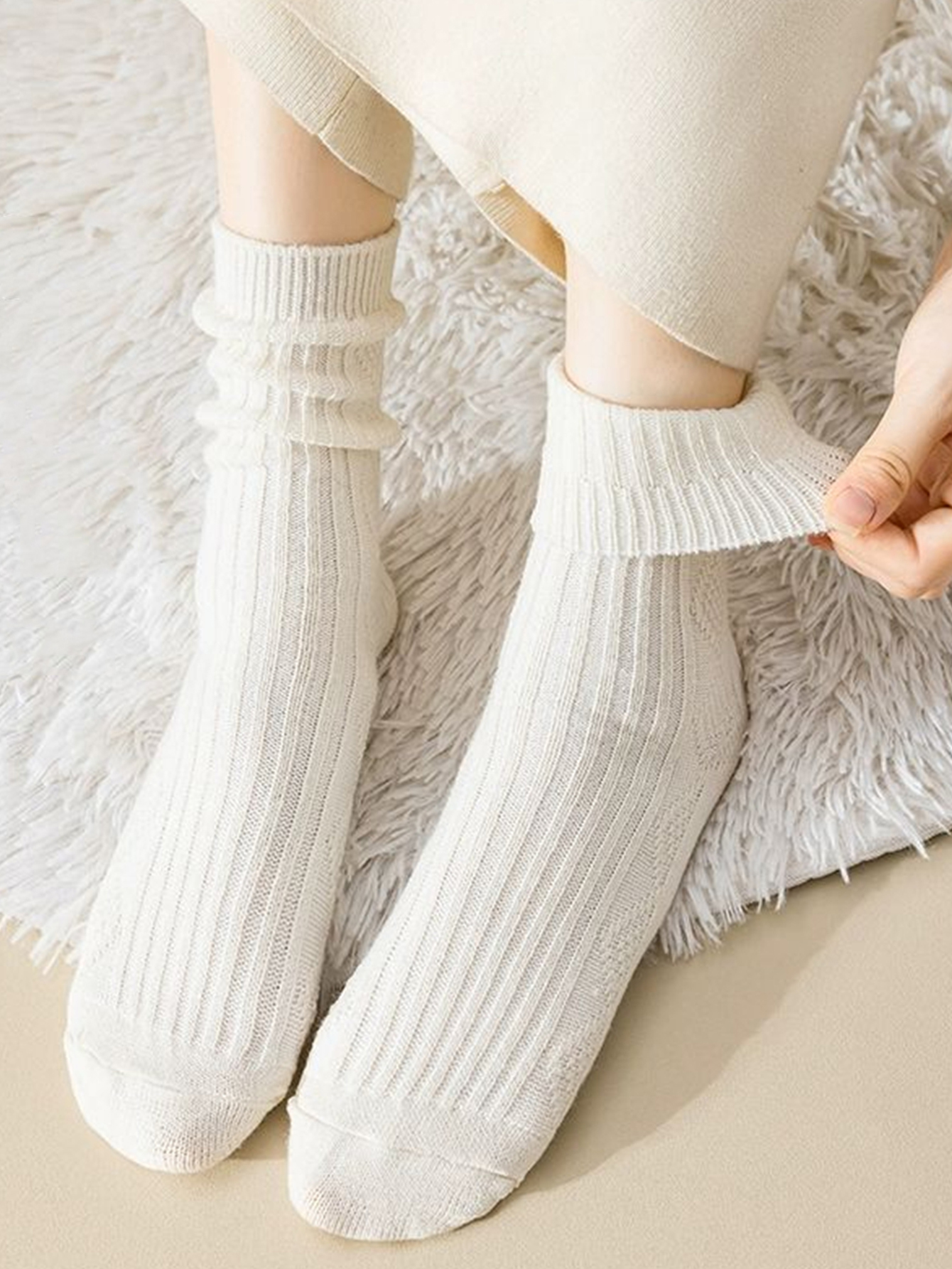 Autumn Winter Warm Wool Cashme - Thermal Sock Wool ulasan dan harga