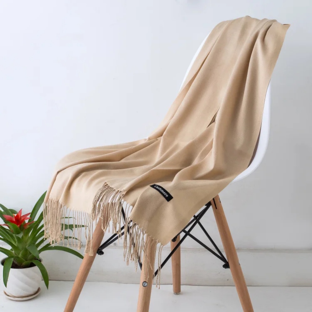 2024 Fashion Winter Women Scar - Cashmere Pashmina Wrap ulasan dan harga
