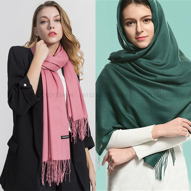 2024 Fashion Winter Women Scar - Cashmere Pashmina Wrap ulasan dan harga