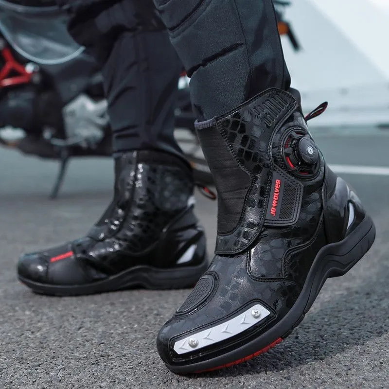Men Motorcycle Boots Shoes Mic - Waterproof Winter Boot ulasan dan harga
