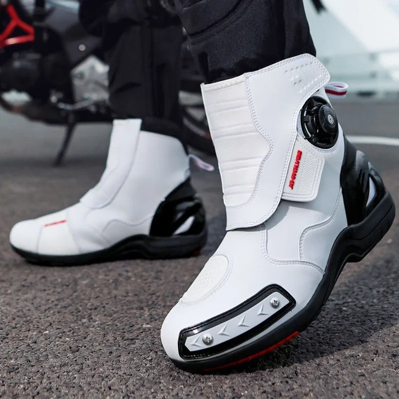 Men Motorcycle Boots Shoes Mic - Waterproof Winter Boot ulasan dan harga