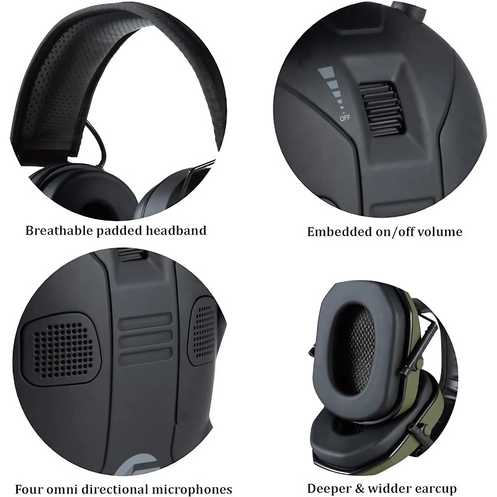 Foldable Tactical Noise Cancel - Earmuffs Foldable ulasan dan harga