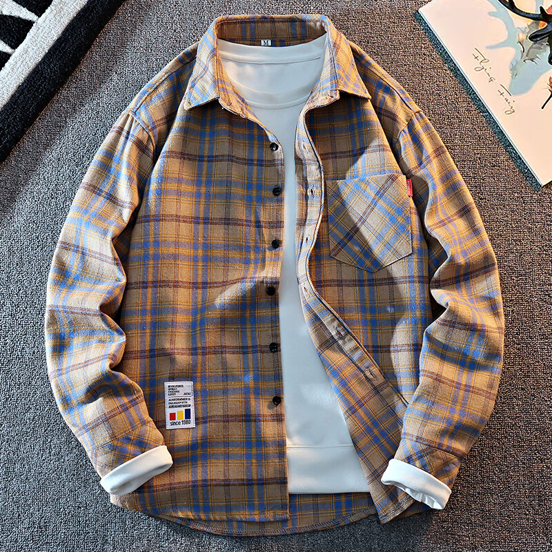 2025 New Arrival Mens Plaid Sh - Flannel Shirt Lined ulasan dan harga