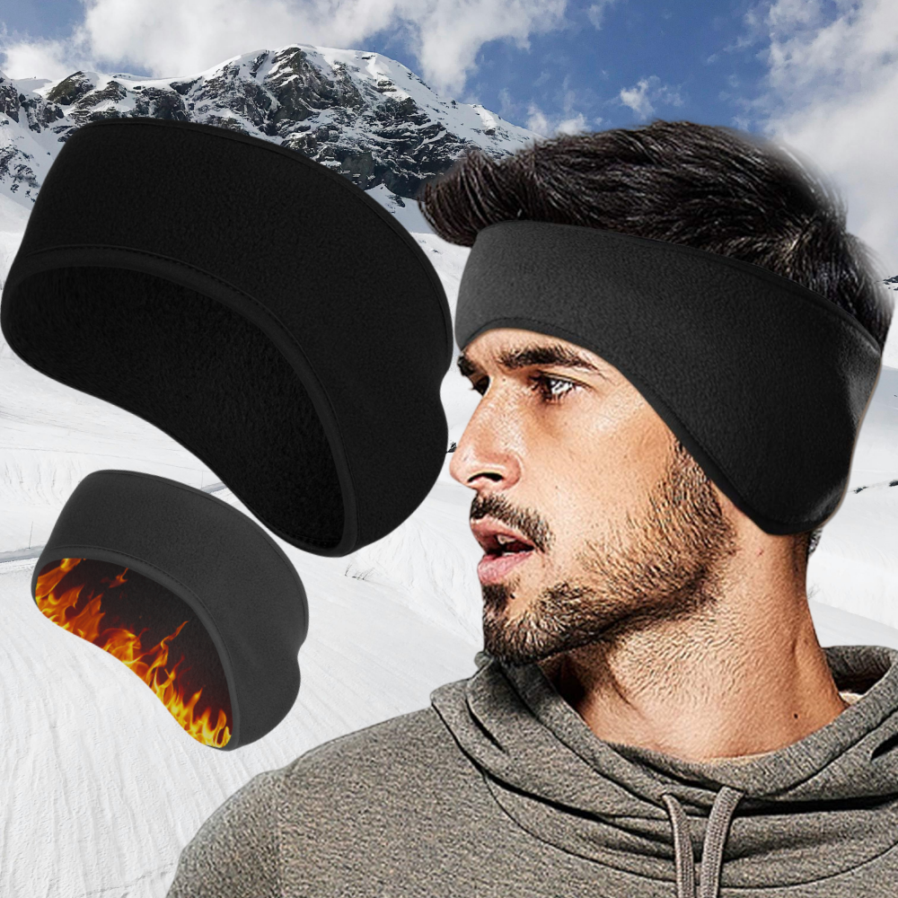 1Pc Fleece Ear Warmer Muff Uni - Winter Headband Fleece ulasan dan harga
