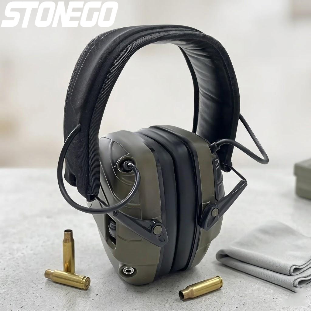 Outdoor Tactical Electronic Ea - Earmuffs Foldable ulasan dan harga