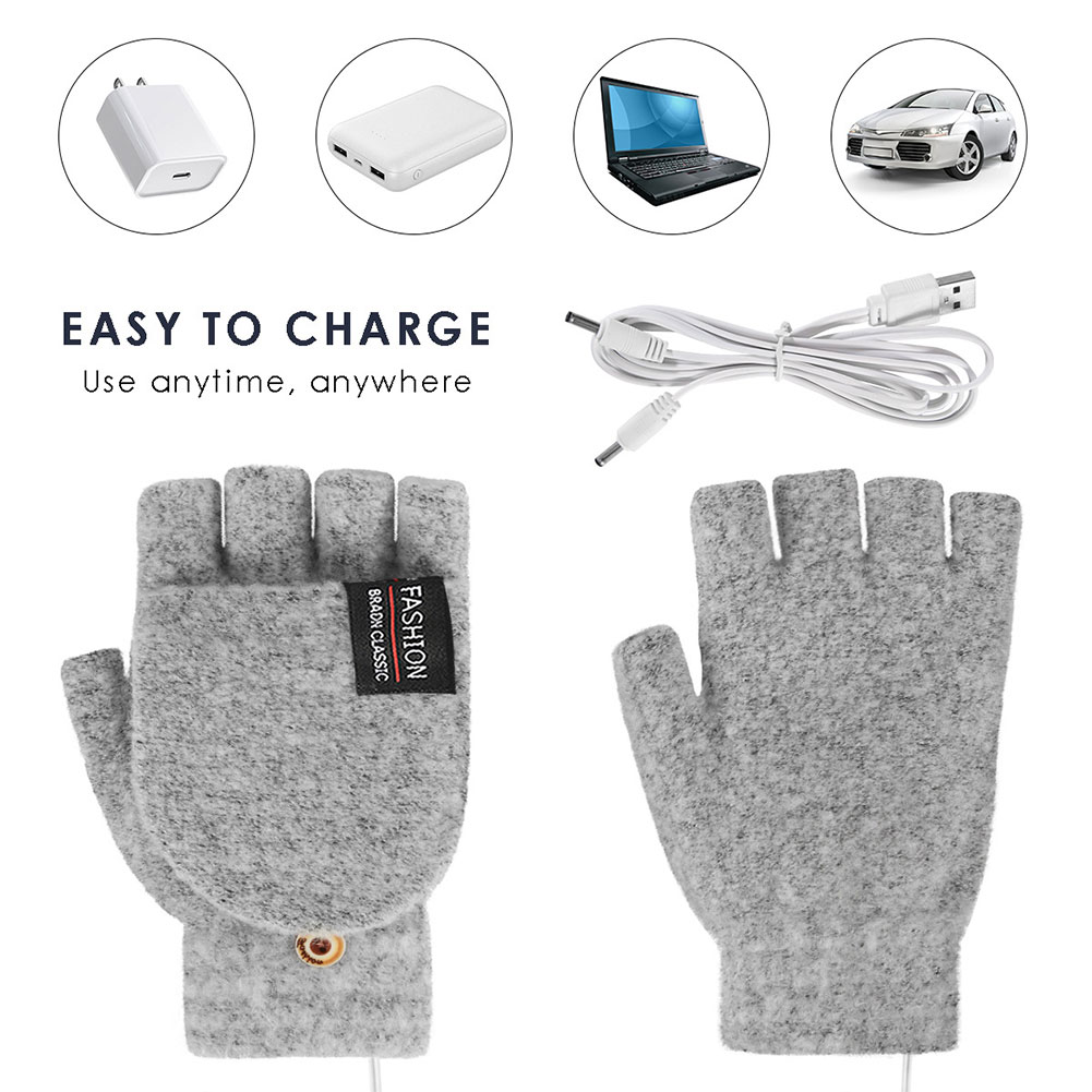 USB Electric Heated Gloves Adj - Hand Warmer Electric ulasan dan harga