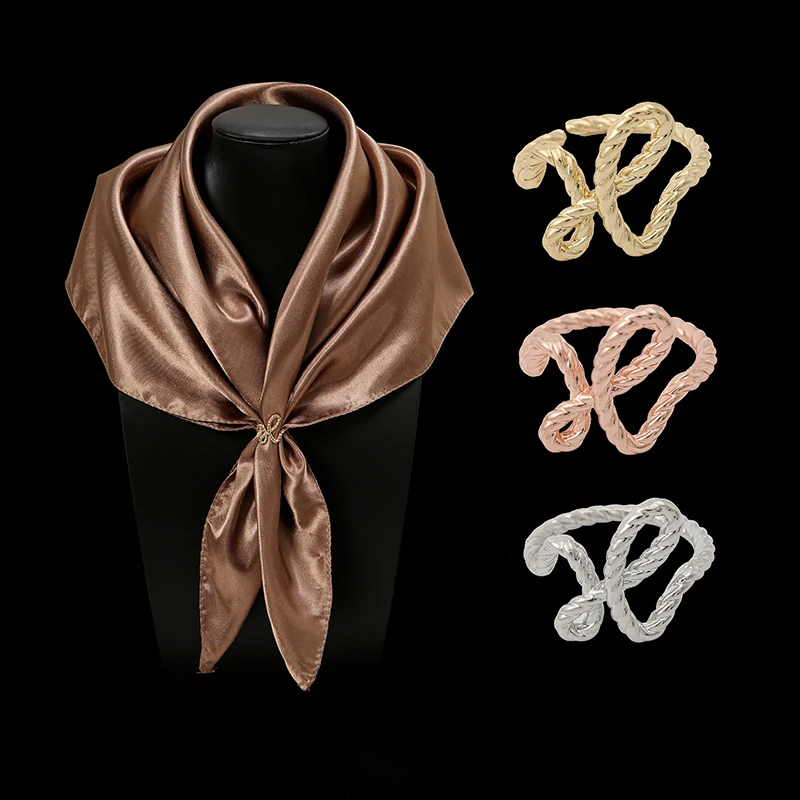 Fashion Metal Scarf Buckle But - Shawl Wrap Winter ulasan dan harga