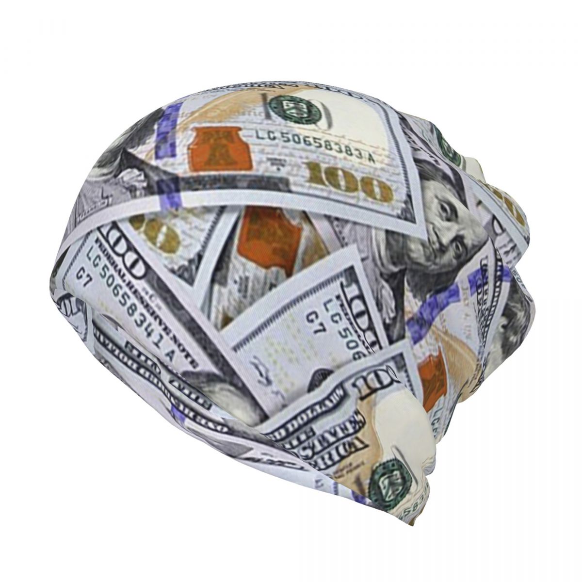 Giant Money Background 100 Dol - Knit Beanie Hat Warm ulasan dan harga