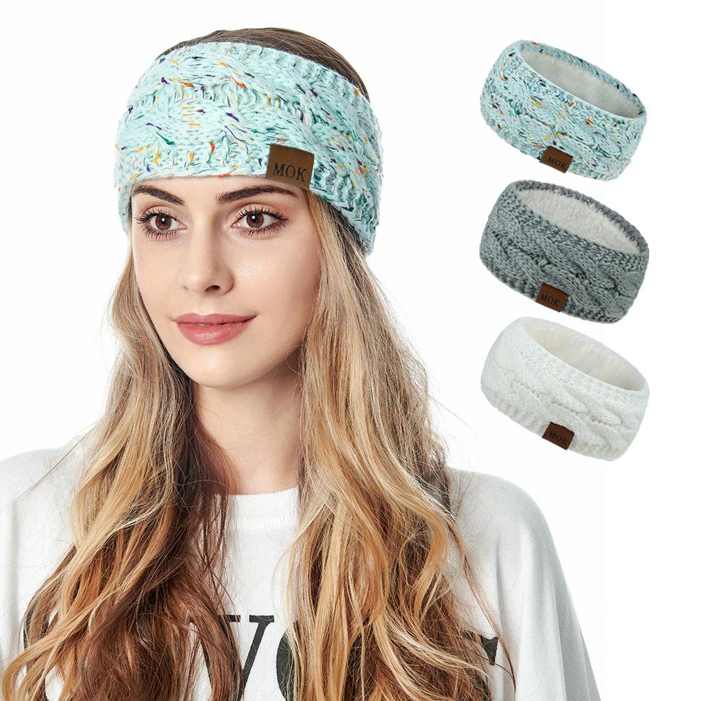 Trendy Cozy Women Crochet Head - Fleece Ear Warmer Band ulasan dan harga