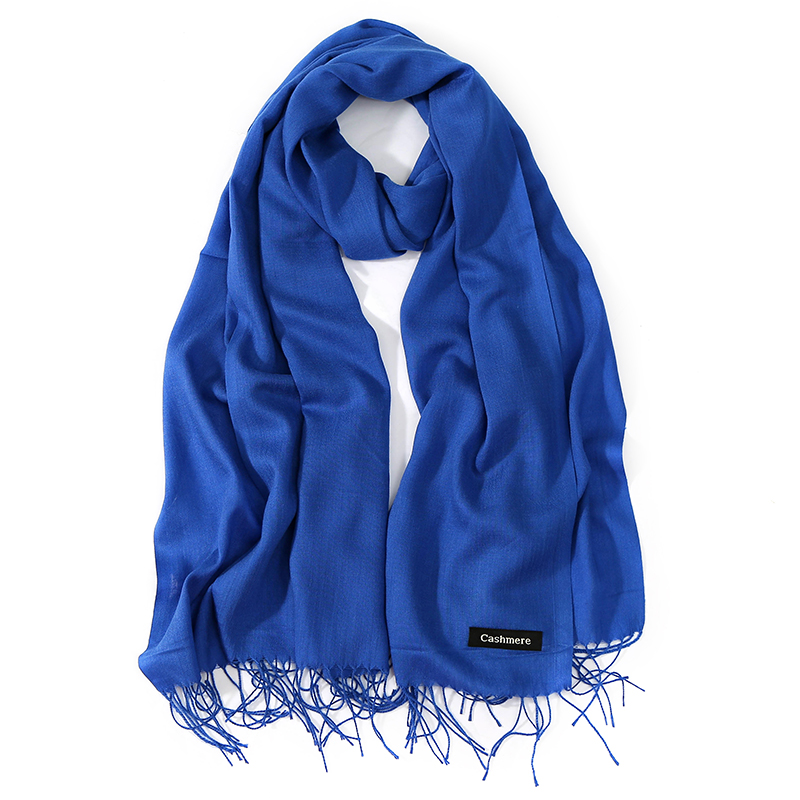 Fashion Solid Color 2020 Women - Cashmere Pashmina Wrap ulasan dan harga