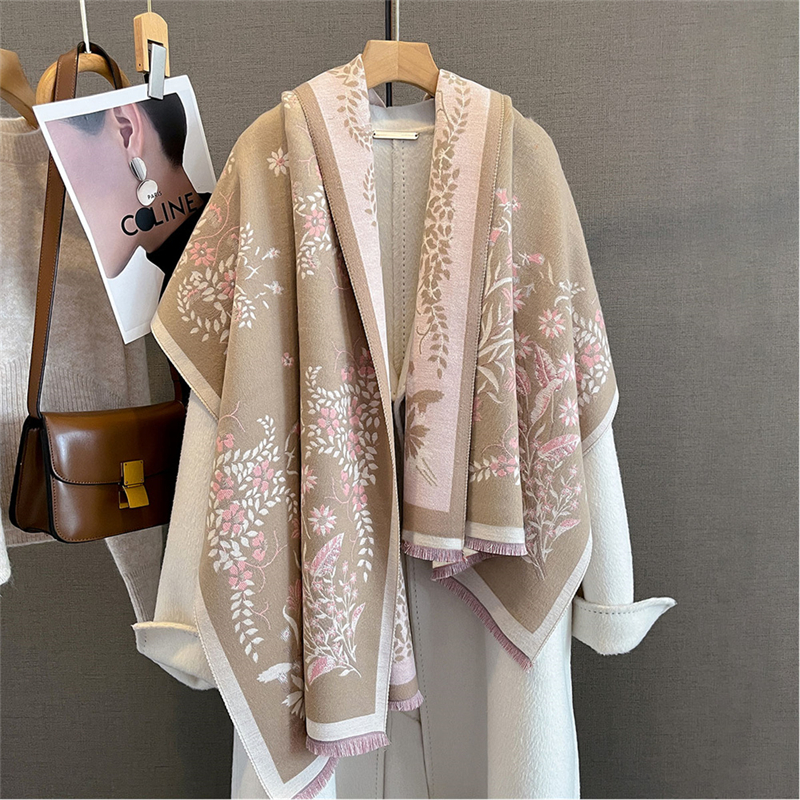 2025 Winter Warm Cashmere Scar - Cashmere Pashmina Wrap ulasan dan harga