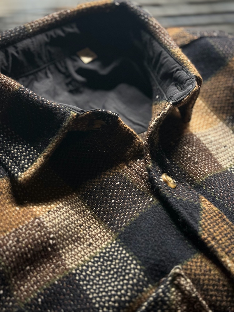 Mens American Vintage Yarn Dye - Flannel Shirt Lined ulasan dan harga