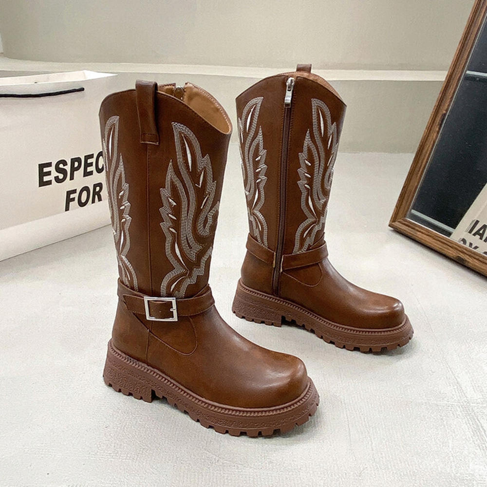 Women Knee High Boots Thick He - Waterproof Winter Boot ulasan dan harga
