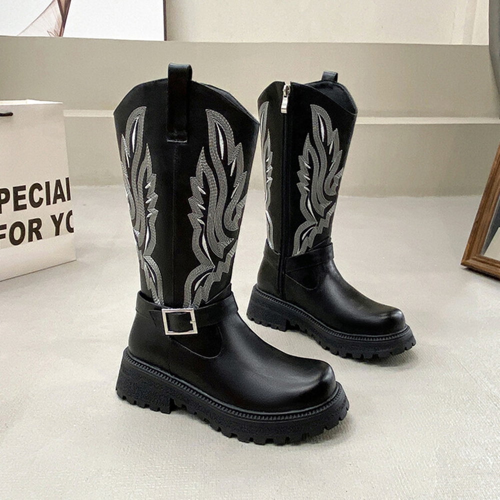 Women Knee High Boots Thick He - Waterproof Winter Boot ulasan dan harga
