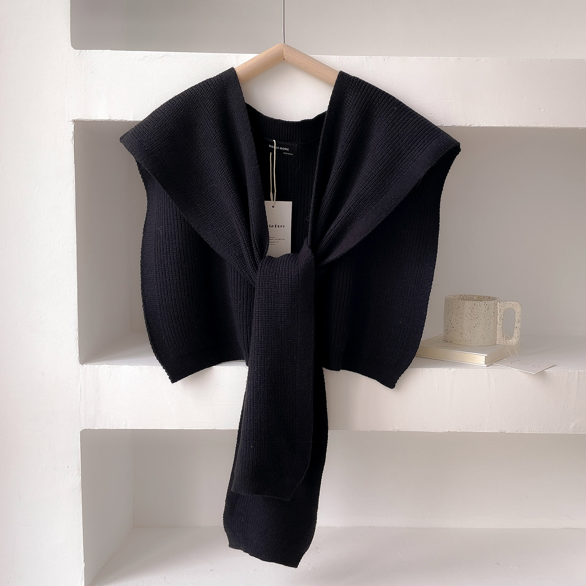 Cashmere Wool Knit Women Fake  - Shawl Wrap Winter ulasan dan harga