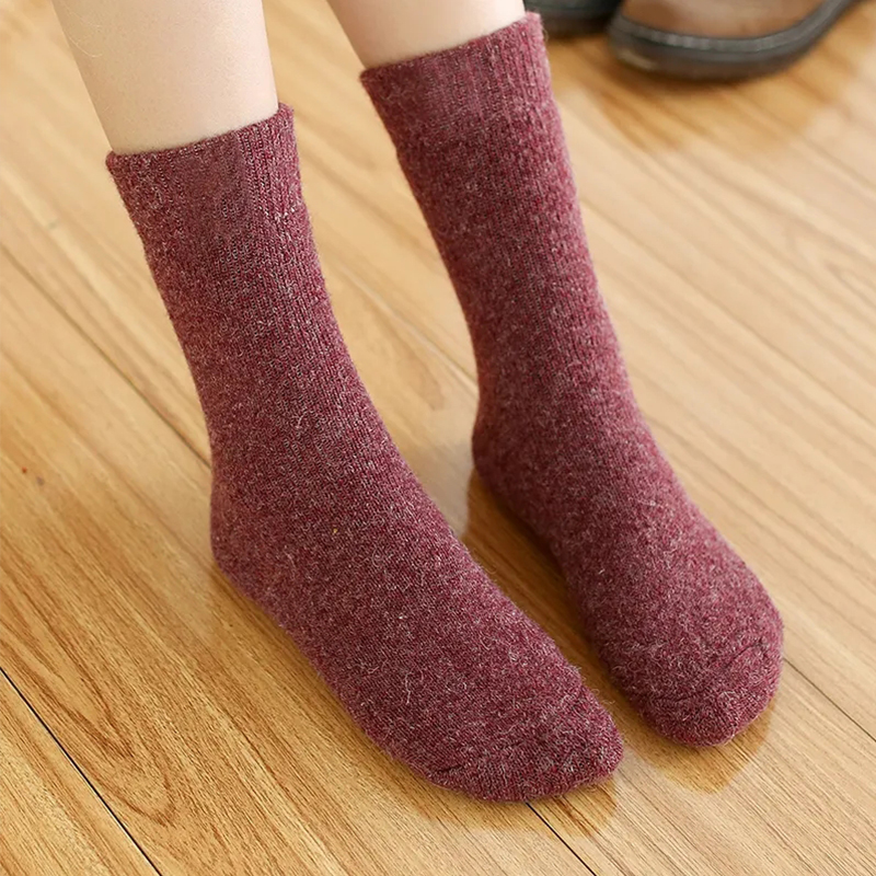 1 Pairs Winter Warm Women Sock - Thermal Sock Wool ulasan dan harga