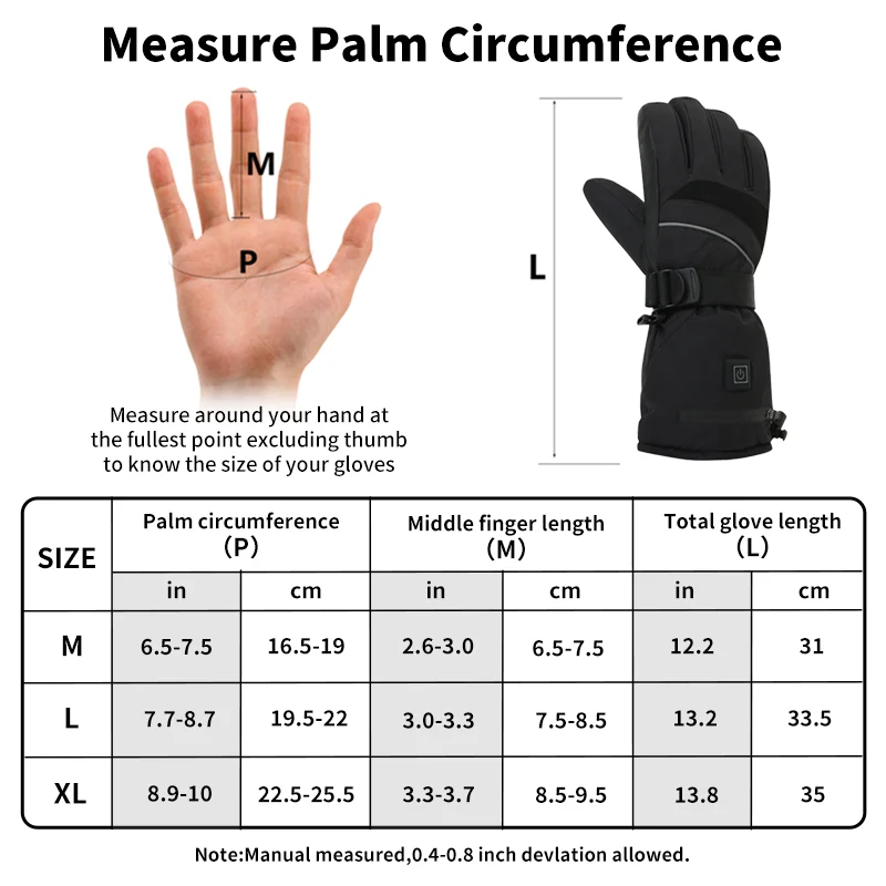 USB Rechargeable Heated Motorc - Touch Screen Gloves ulasan dan harga
